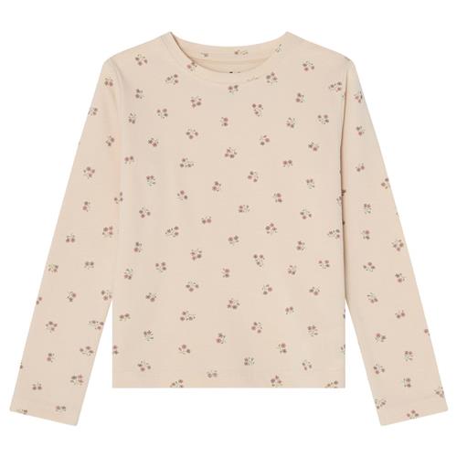 Buddy & Hope GOTS Tia Langærmet T-shirt Flower 98/104 cm  Hvid Blomster 98/104 cm  Unisex