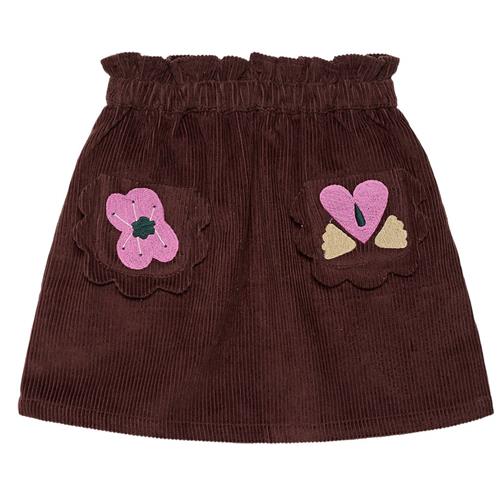 Sissel Edelbo Jasmina Mini Corduroy Nederdel Chocolate Brown | Brun | 1-2 years