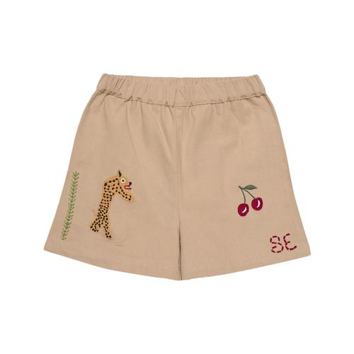 Sissel Edelbo Elisa Mini Shorts i Incence Brown | Brun | 7-8 years