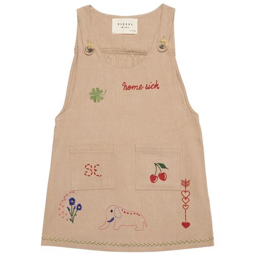 Sissel Edelbo Magda Mini Dress Incence Brown | Brun | 1-2 years