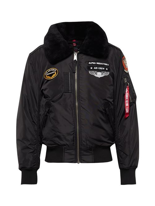 ALPHA INDUSTRIES Vinterjakke 'Injector III Air Force'  gul / rød / sort / hvid