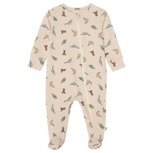 Buddy & Hope GOTS Leo Pyjamas Dinosaur | Hvid | 74/80 cm