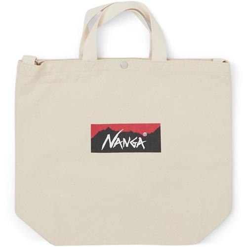 Nanga 3a504 Na2253 2-way Canvas Tote Bag Beige