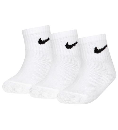 Nike Strømper - 3-pak - Non-Slip - Hvid