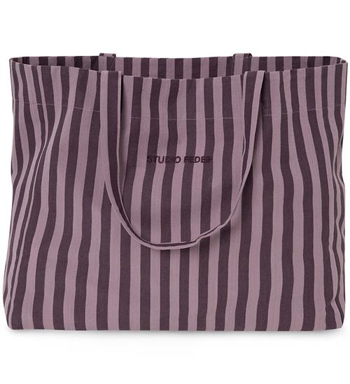 Studio Feder Shopper - Hanna - Canvas - Lavender Stripe