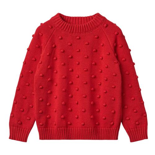 Fliink Bon Dot Pullover Pompeian Red | Rød | 4 years