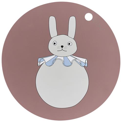 OYOY Dækkeserviet Med Kanin Clay One Size      Unisex