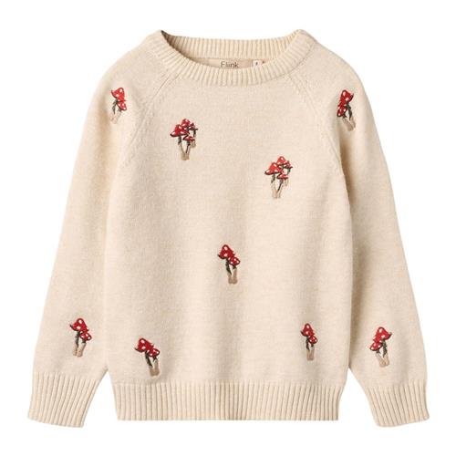 Fliink Benna Mushroom Pullover i Sandshell | Beige | 18 months