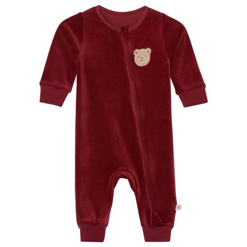 Buddy & Hope GOTS Lasse Velour Buksedragt Merry Red | Rød | 50/56 cm