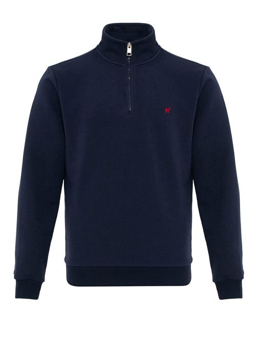 Williot Sweatshirt 'HANS'  navy / rød