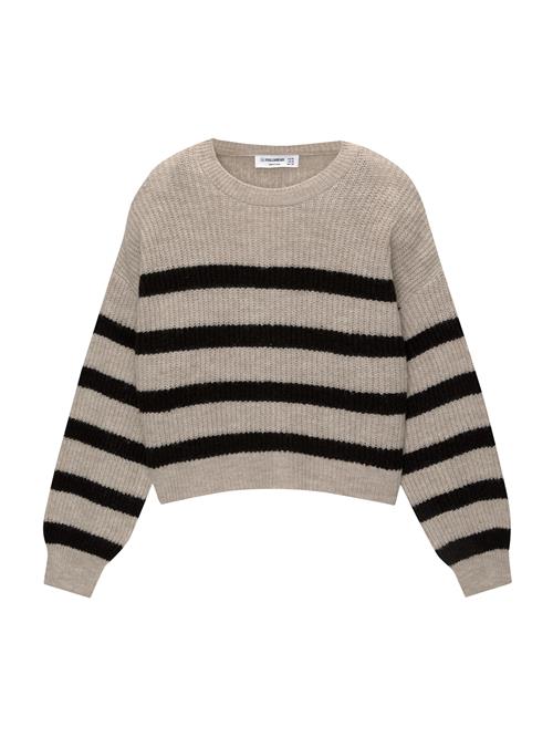 Pull&Bear Pullover  grå / sort