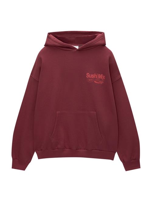 Pull&Bear Sweatshirt  bordeaux / cranberry