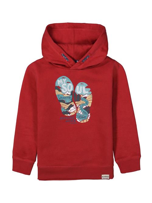 GARCIA Sweatshirt  turkis / lysegul / brandrød / hvid