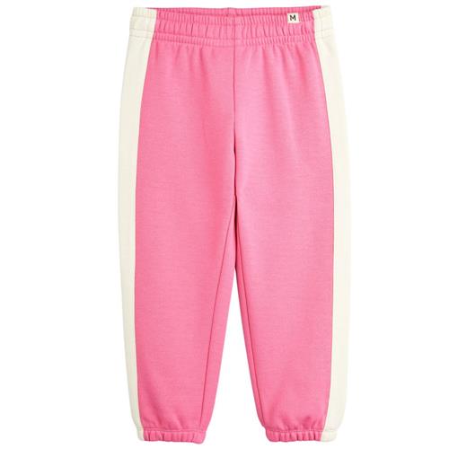 Mini Rodini Mini Rodini Society Panel Sweatpants Pink | Lyserød | 128/134 cm