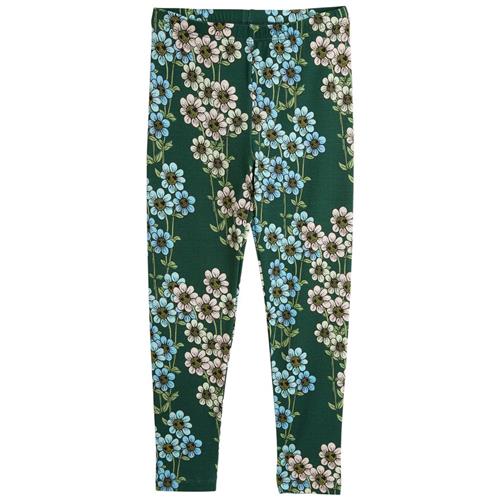 Mini Rodini Daisys Aop Leggings Grøn | Grønn | 92/98 cm