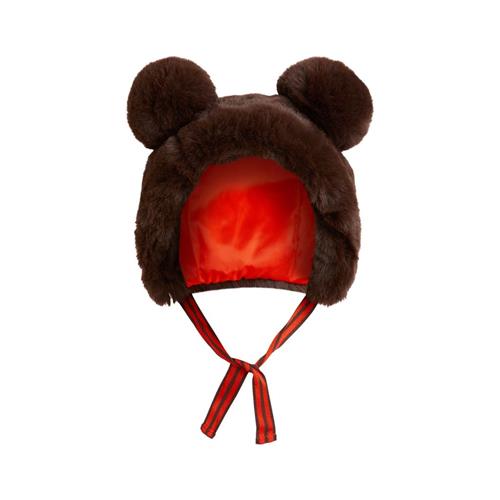 Mini Rodini Faux Fur Ear Hat Brown | Brun | 52/54 cm