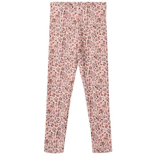 Wheat GOTS Jules Blomstrede Leggings Pale Rose | Lyserød | 116 cm