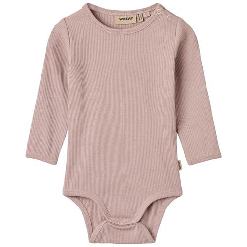 Wheat GOTS Berti Babybody Dry Rose | Lyserød | 56 cm