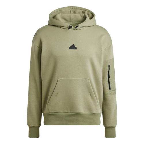 ADIDAS SPORTSWEAR Sportsweatshirt 'City Escape'  khaki / sort