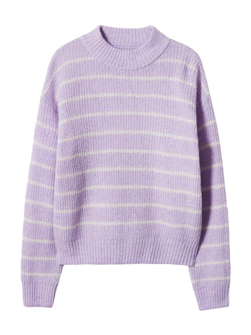 MANGO Pullover 'Josep'  lyselilla / hvid