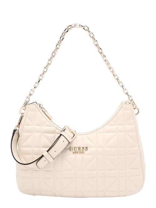 GUESS Skuldertaske 'Assia'  creme / guld