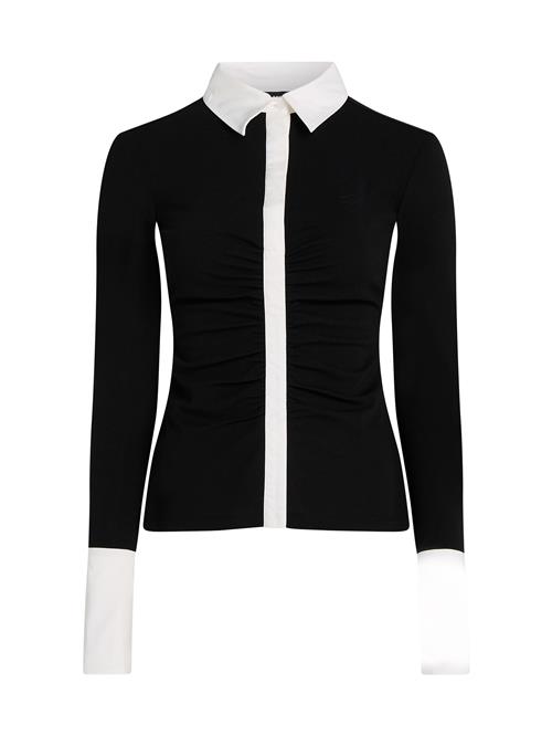 Karl Lagerfeld Bluse  sort / hvid