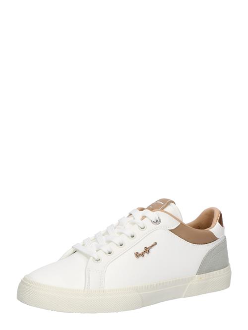 Se Pepe Jeans Sneaker low 'KENTON COURT'  lysebrun / grå / hvid ved About You