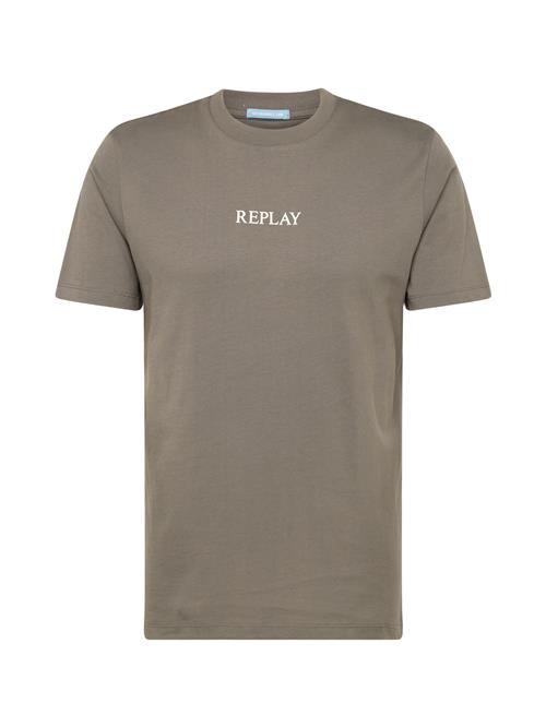 Se REPLAY Bluser & t-shirts  grå / hvid ved About You