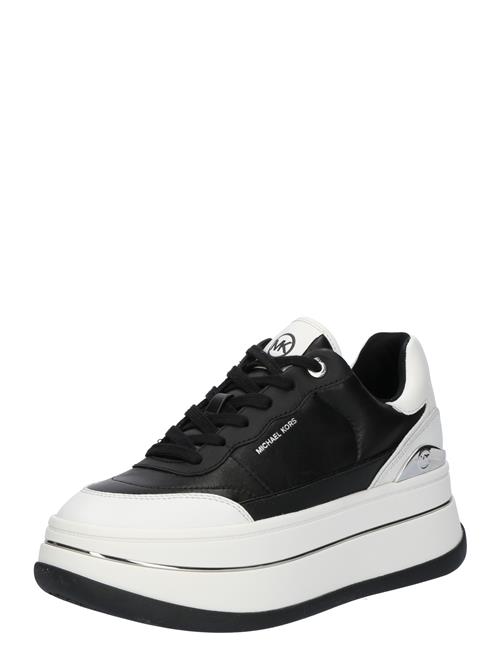 Se MICHAEL Michael Kors Sneaker low 'HAYES'  sort / sølv / hvid ved About You