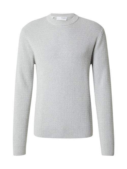 SELECTED HOMME Pullover 'SLHTheo'  lysegrå