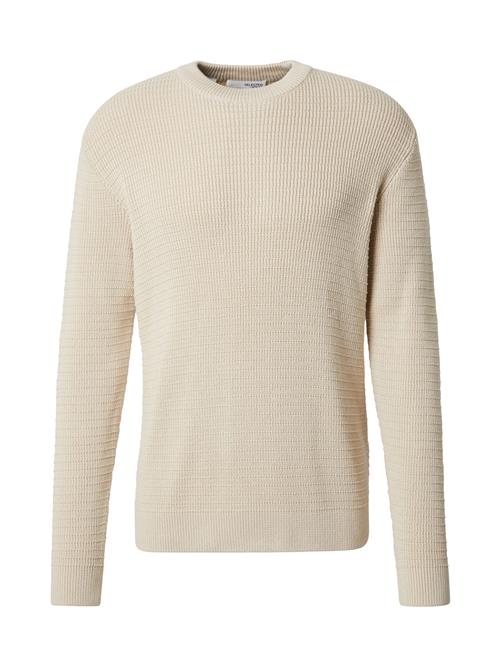 SELECTED HOMME Pullover 'SLHTheo'  creme