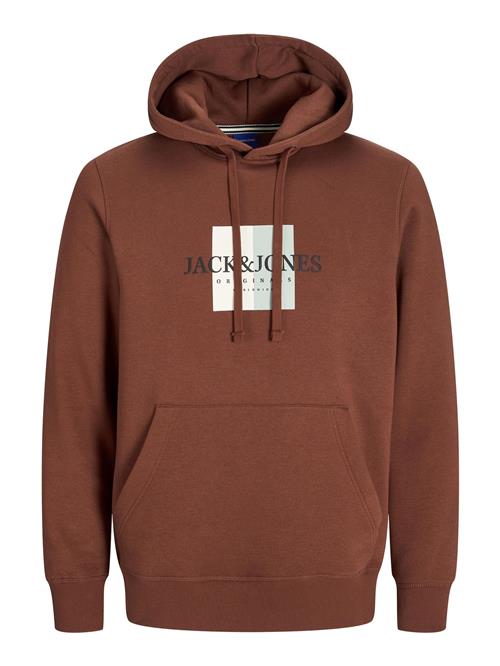 JACK & JONES Sweatshirt  brun / grå / sort / hvid