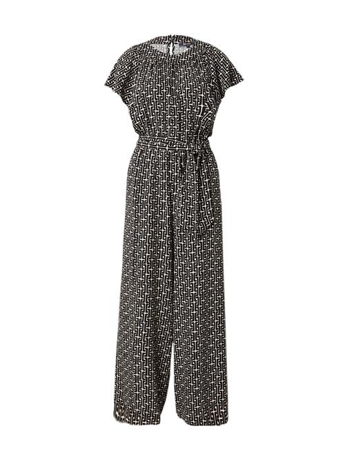 King Louie Jumpsuit 'Talia Frankie'  sort / uldhvid