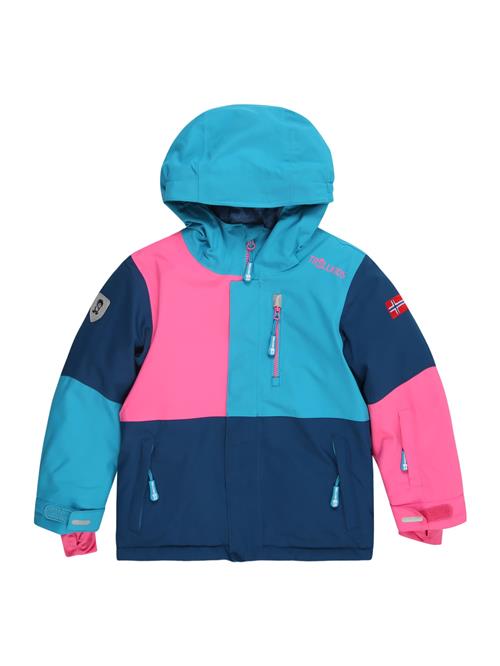 TROLLKIDS Sportsjakke 'Hallingdal'  navy / lyseblå / pink