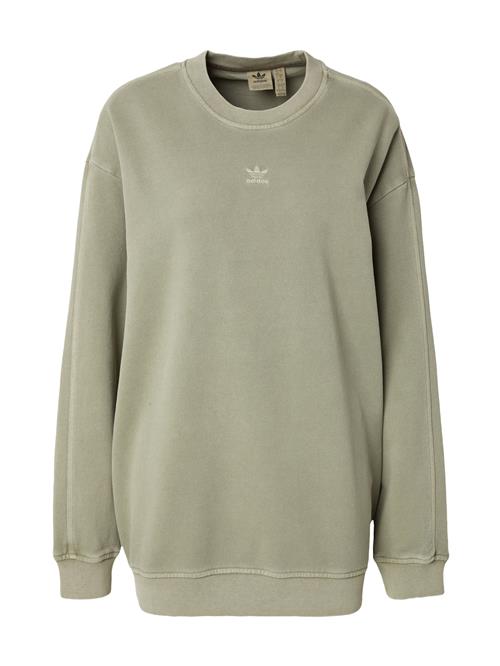 ADIDAS ORIGINALS Sweatshirt 'Ess'  khaki / hvid