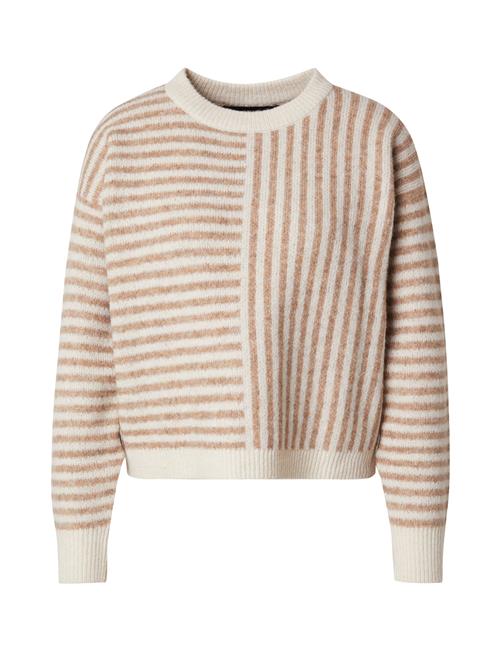 Se VERO MODA Pullover 'VMUranus'  lysebeige / mørkebeige ved About You