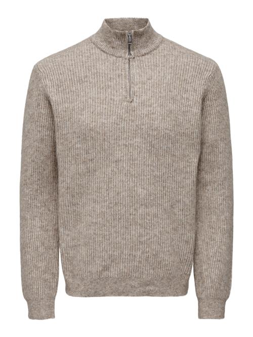 Only & Sons Pullover 'ONSTegan'  greige