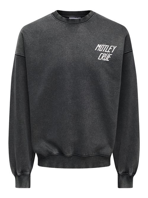 Only & Sons Sweatshirt  brandrød / sort / hvid