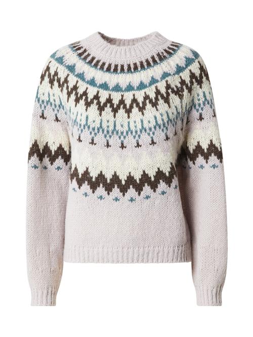 JDY Pullover 'JDYKINSLEY'  lyseblå / brun / pastellilla