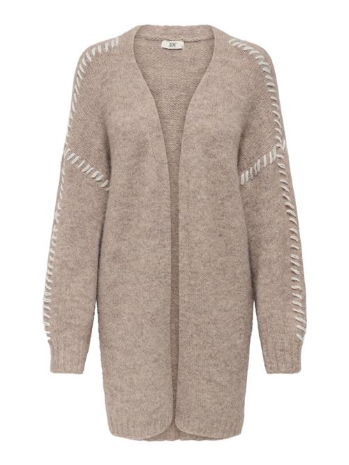 Se JDY Cardigan 'JDYZOEY'  taupe / hvid ved About You