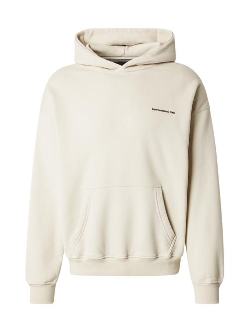 Abercrombie & Fitch Sweatshirt  lysebeige / sort