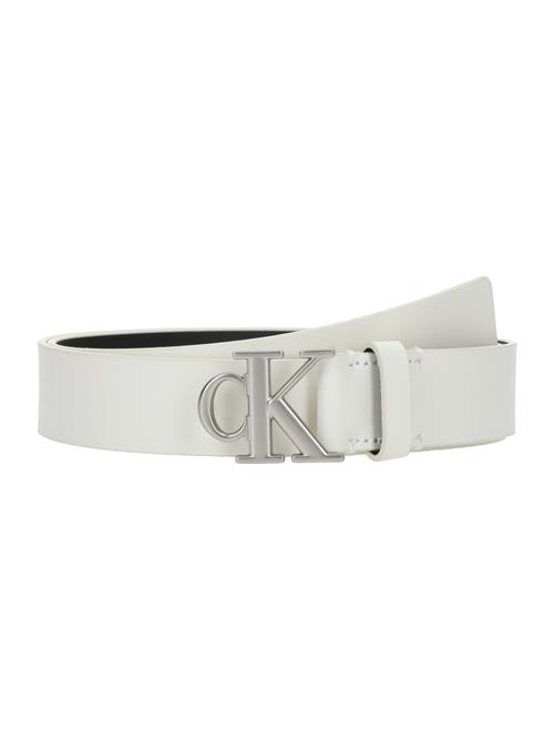 Calvin Klein Jeans Bælte  sølv / hvid