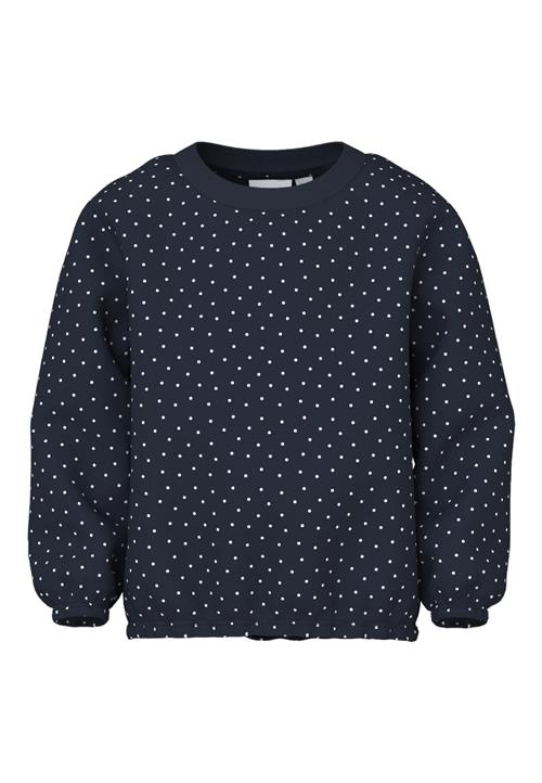 NAME IT Sweatshirt 'NMFVILUBA'  safir / hvid