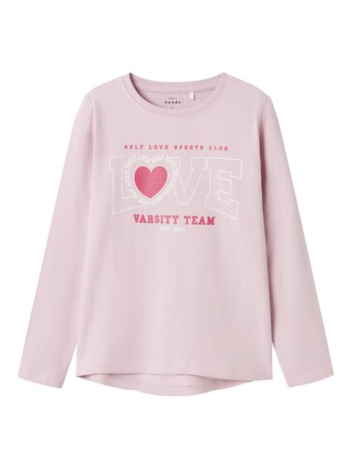 NAME IT Bluser & t-shirts 'NKFVIX'  magenta / pastelpink / hvid