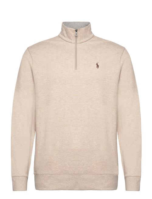 Polo Ralph Lauren Luxury Jersey Quarter-Zip Pullover Polo Ralph Lauren Beige