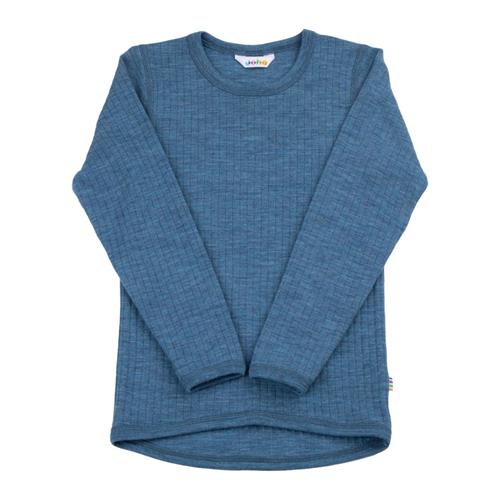 Se Joha Shirt l.s. basic-Blue | Blå | 90 cm ved Babyshop