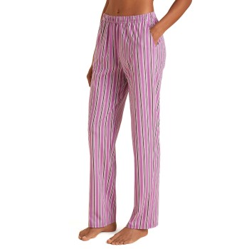 Calida Favourites Kiss Pyjamas Pants Rosa stribet bomuld Large Dame