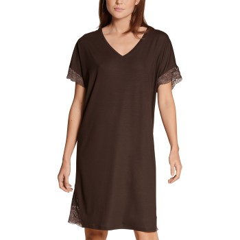 Calida Lace Dreams Nightshirt Brun tencel Small Dame