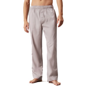 Calvin Klein Cotton Poplin Sleep Pant Grå bomuld Large Dame