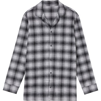 Se Calvin Klein Flannel Sleep LS Button Down Pyjama Rudet bomuld Large Herre ved Timarco